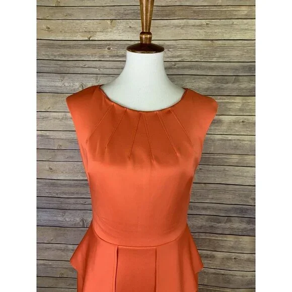 Nine West Womens 6 Dress Peplum Style Sleeveless - Picture 3 of 12